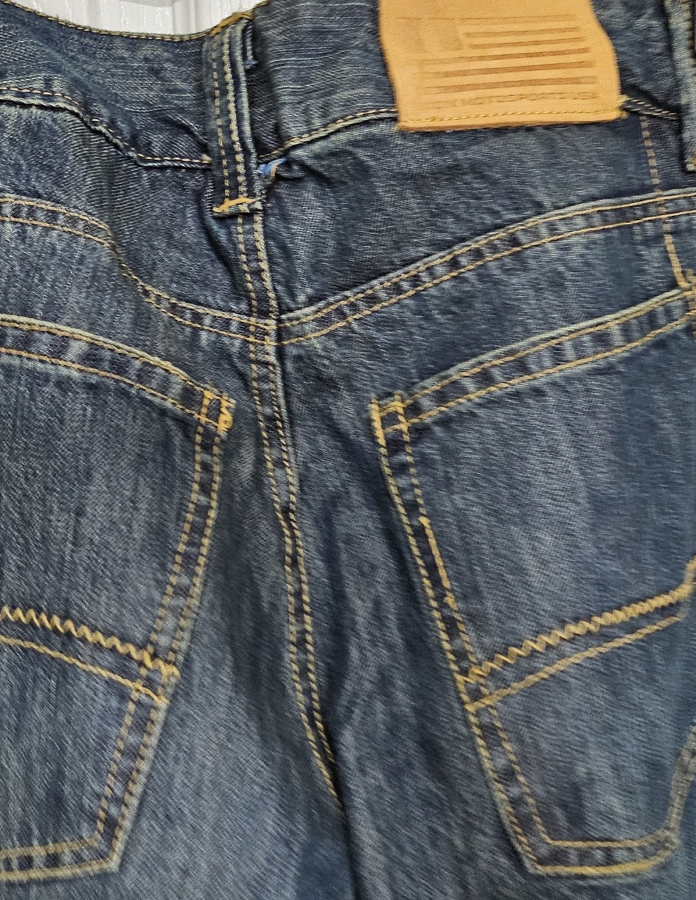 Icon Victory Motorcycle Jeans Mens 34 Blue Denim Riding Pants Armored Biker Stra - Picture 14 of 16